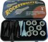 GK ROCKET BOLTS HARDWARE 1" BLK/SIL 1set