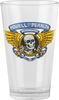 Powell Peralta WINGED RIPPER PINT GLASS CLR/BLUE