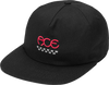 ACE FINISH 5 PANEL HAT ADJ-BLACK