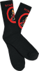 Toy Machine NO SCOOTER CREW SOCKS-BLACK 1 pair