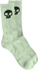 ZERO SKULL CREW SOCKS GLOW/BLK 1pr
