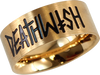 Death Wish DEATHSPRAY LOGO RING M-GOLD