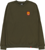 SF LIL BIGHEAD FILL CREW/SWT S-ARMY/RED/GOLD/WHT