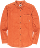ELE LUMBER CORD L/S BUTTON UP S-GINGER BREAD