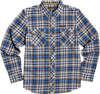 ELE HUMAN RIGHTS L/S BUTTON UP S-BLUE
