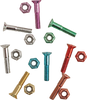 DGK SPITTAZ MULTI COLORED HARDWARE SET 1" PHILLIPS