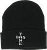 DOGTOWN CROSS LETTERS BEANIE BLACK