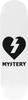 MYSTERY HEART DECK-8.2 WHITE/BLACK