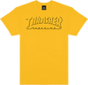 THRASHER SHADOW MAG LOGO SS L-GOLD