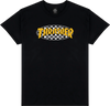 THRASHER CHECKERED OVAL SS M-BLACK