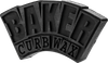 BAKER ARCH LOGO CURB WAX BLACK