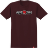 SF OLD E DROP BIGHEAD SS L-BURGUNDY/RED/BLK/WHT