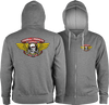 Powell Peralta WINGED RIPPER LWT ZIP HD/SWT L-GUN HTHR
