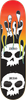 ZERO 3 SKULL WITH FLAMES BLACK