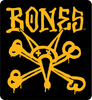 BONES WHEELS VATO RAT DECAL BLK/GOLD