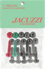 JACUZZI 1" PH HARDWARE SET - WAVE