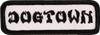 DOGTOWN WORK PATCH BLK/WHT