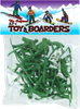 TOY BOARDERS SERIES FIGURES GREEN 24pc