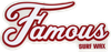 FAMOUS LOGO DECAL single