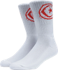 FOUND STAR & MOON CREW SOCK WHITE