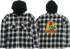 SF DEMONSEED HOODED LS FLANNEL