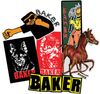 BAKER 10/PK ASST. BAD DAWG STICKERS
