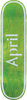 APRIL OG LOGO INVERT GREEN