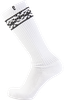 PSOCKADELIC KNEE HIGH 2 KNEE HIGH SOCKS WHT/BLK 1p