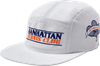 CALL ME MANHATTAN TENNIS CLUB CAMP HAT ADJ-WHITE