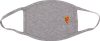 PIZZA EMOJI MASK GREY