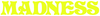 MADNESS LOGO DECAL SINGLE YELLOW