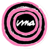 UMAVERSE PELKA BULLSEYE 5" STICKER BLK/PNK