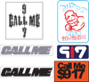 CALL ME 917 ASSORTED STICKERS