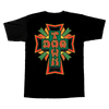 DT CROSS LOGO RASTA SS