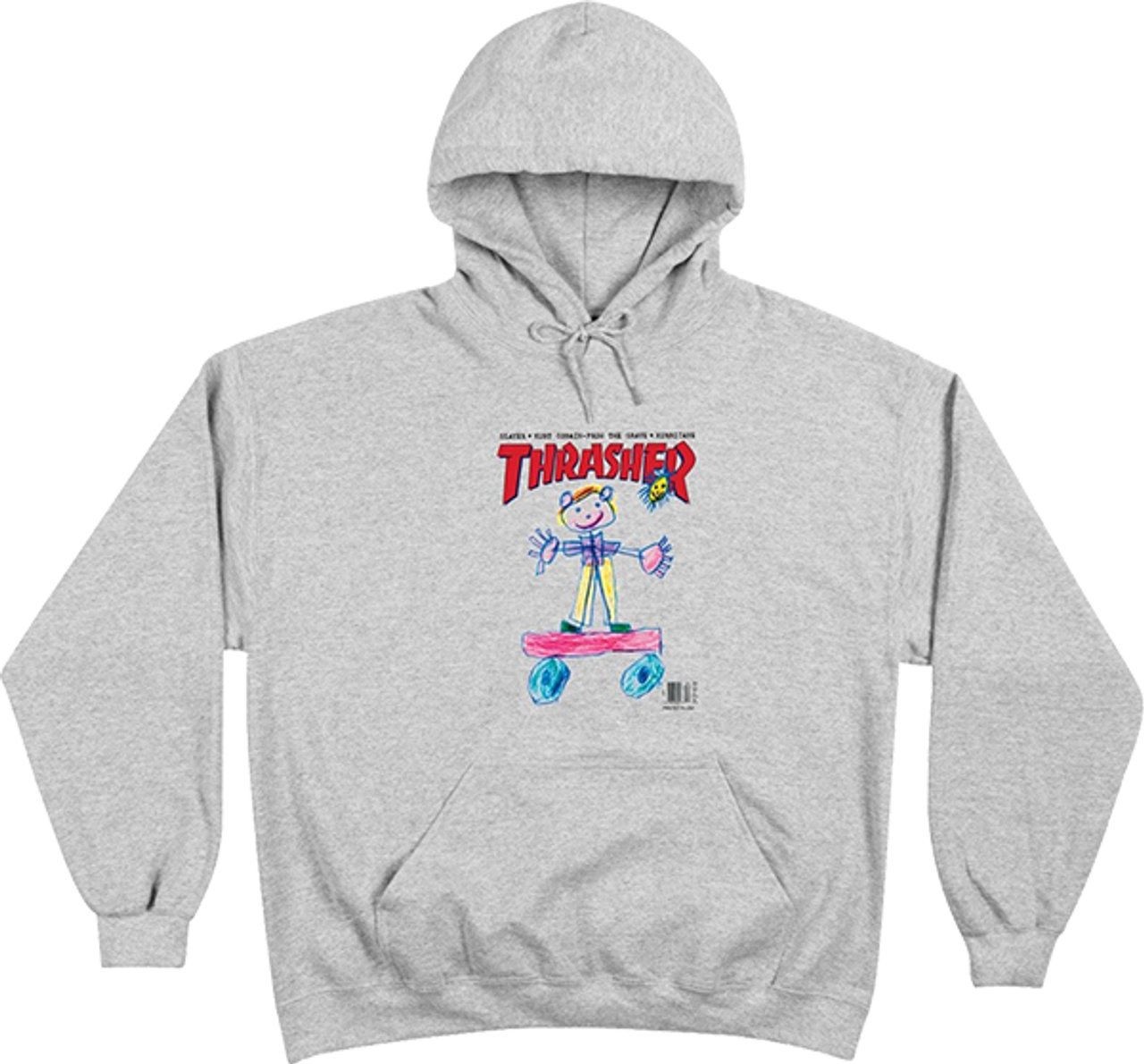 THRASHER KID COVER HD/SWT S-ASH - XT Outfitters