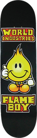WI SOLID GOLD FLAME BOY DECK-8.25 BLACK
