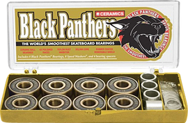 SHORTYS BLACK PANTHERS CERAMIC BEARINGS single set