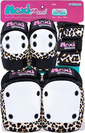 187 6-PACK PAD SET L/XL-MOXI LEOPARD