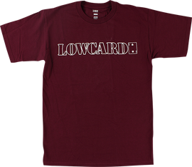 LOWCARD STANDARD LINE SS S-MAROON/WHT