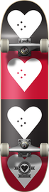 HEART SUPPLY QUAD LOGO COMPLETE-7.75 BLACK/RED