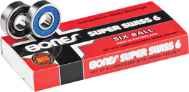 BONES SUPER SWISS 6 BALL (SINGLE SET) BEARINGS