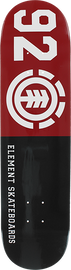 Element 92 CLASSIC DECK-7.7 BLK/RED/WHT