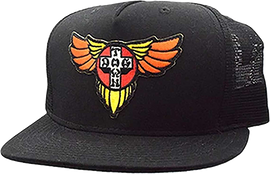 DOGTOWN WINGS PATCH HAT ADJ-BLACK