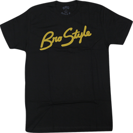 BRO STYLE SCRIPT SS S-BLACK