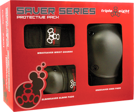 TRIPLE 8 SAVER 3/PK PADS M-BLACK