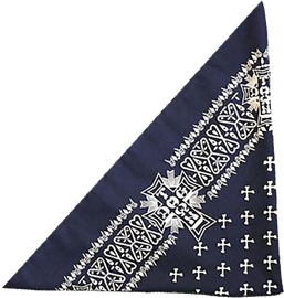 DOGTOWN CROSS BANDANA NAVY BLUE