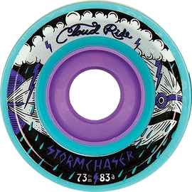 CLOUD RIDE! STORM CHASER 73mm 83a TURQUOISE