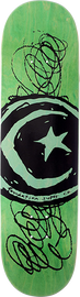 FOUND STAR & MOON SCRIBBLE DECK-7.75
