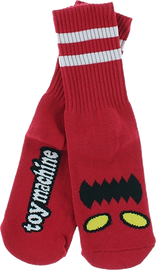 Toy Machine MONSTER YOUTH CREW SOCKS RED