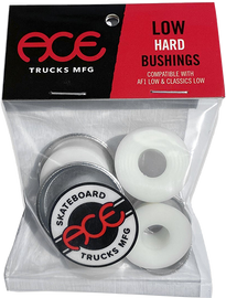 ACE LOW HARD BUSHINGS KIT 94a WHITE 2pr